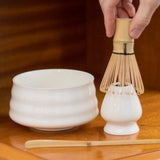 Ceramic Matcha Tea Bowl for Traditional Whisking and Drinking